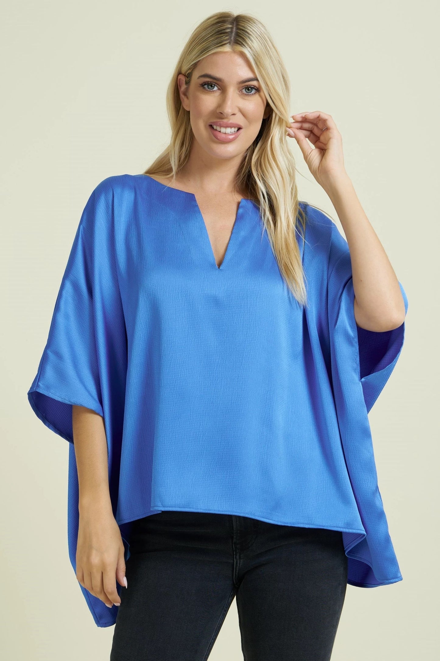 V-Neck Kimono Top (Final Sale)