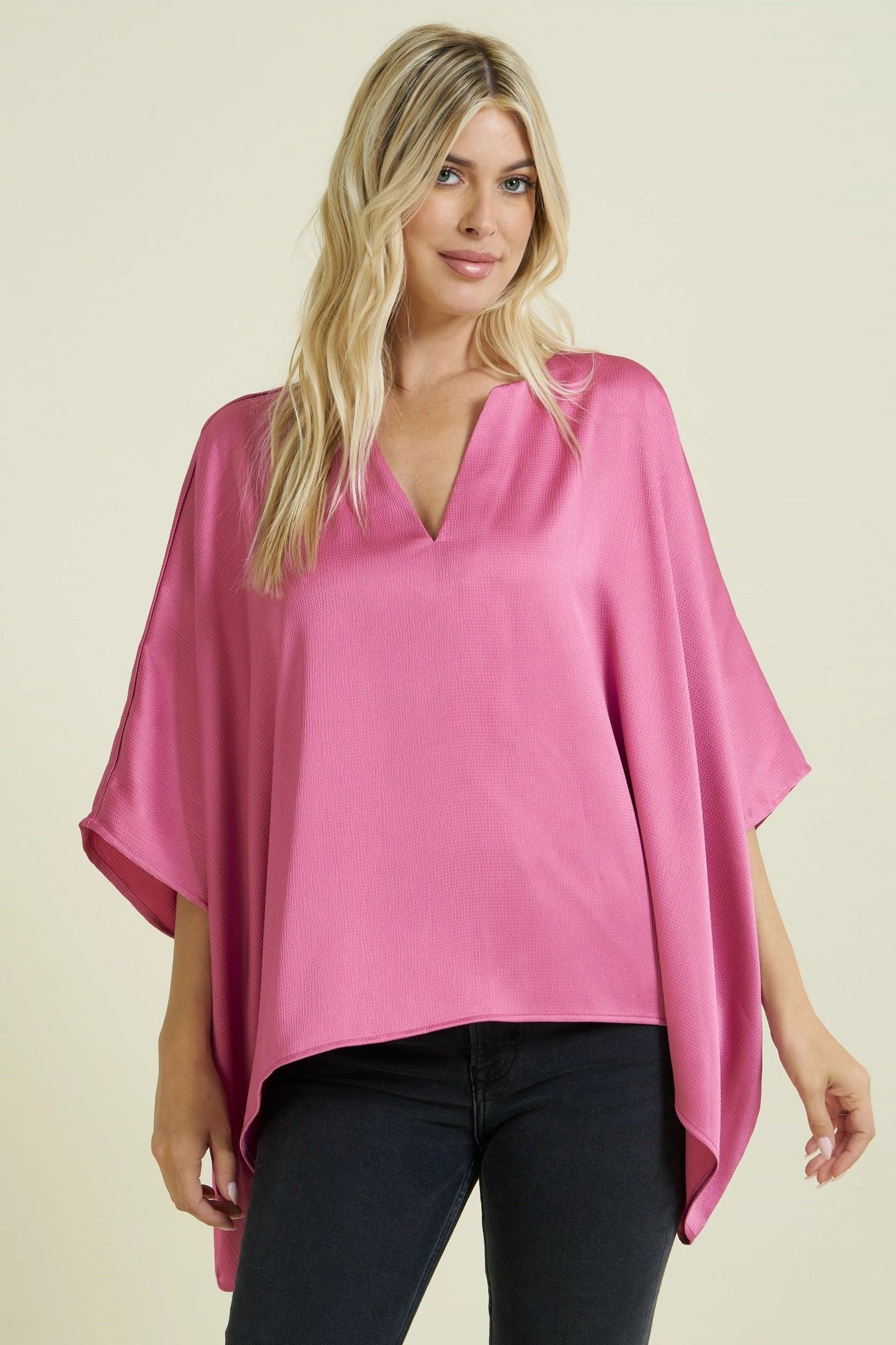 V-Neck Kimono Top (Final Sale)