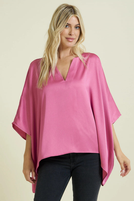 V-Neck Kimono Top (Final Sale)