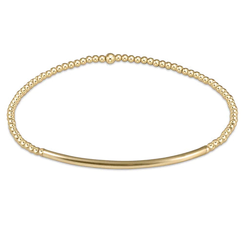 Enewton | Classic Gold 2mm Bead Bracelet - Bliss Bar Gold