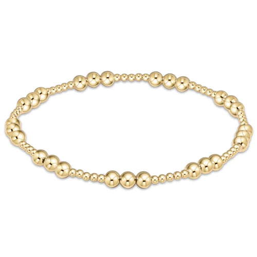 Enewton | Classic Joy Pattern 4mm Bead Bracelet - Gold