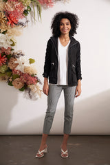 Renuar | Black Packable Jacket (Final Sale)