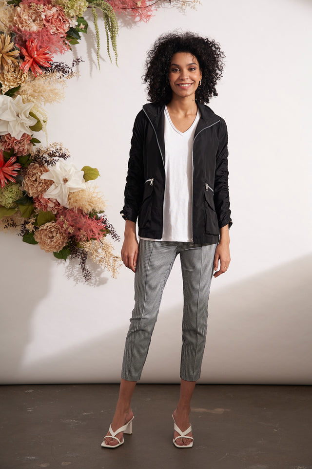 Renuar | Black Packable Jacket (Final Sale)