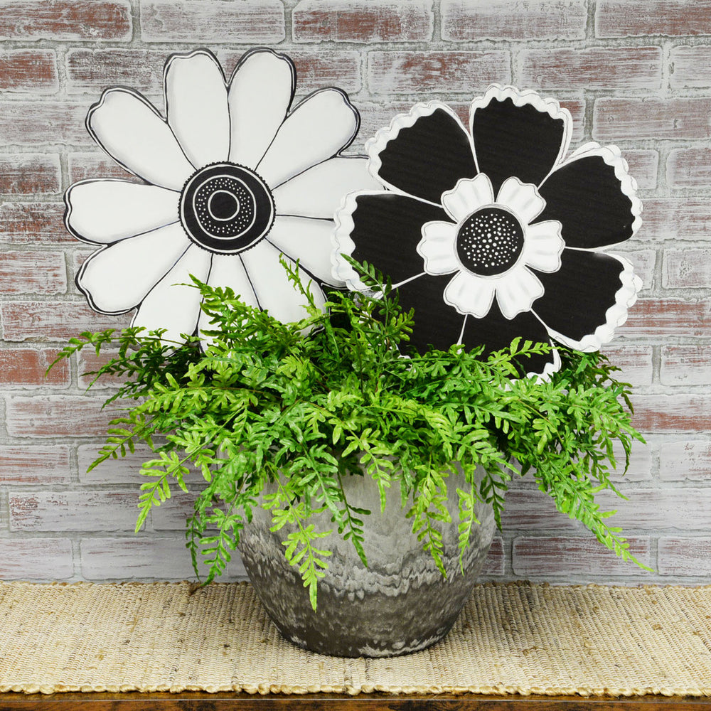 Monochromatic Flower Stakes (Final Sale)