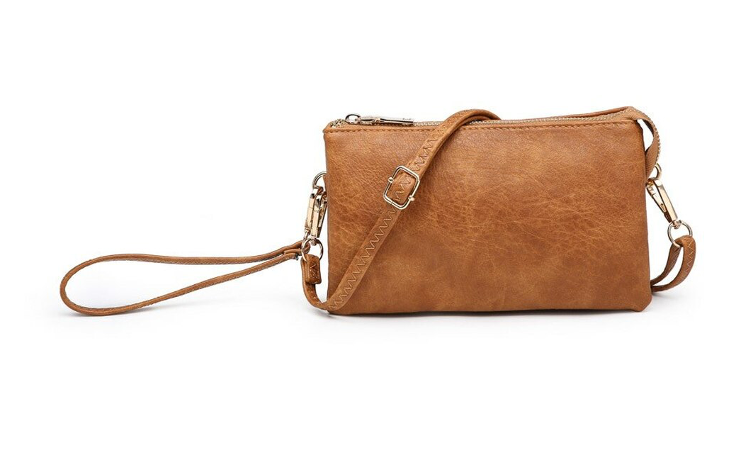 Riley 3 Compartment Crossbody/Wristlet